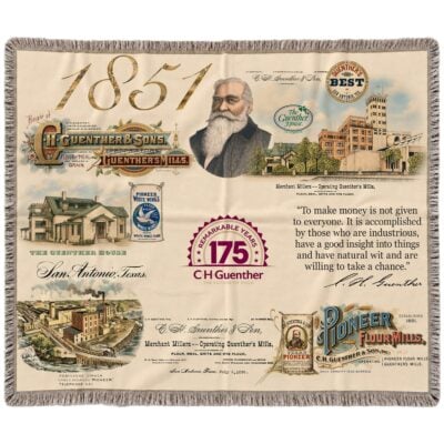 CHG 175th Anniversary Collage Throw